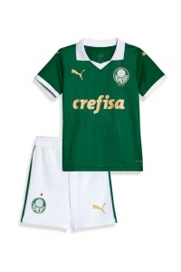 Palmeiras Babytruitje Thuis tenue Kind 2024-25 Korte Mouw (+ Korte broeken)